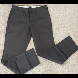 Jcrew Mens 770 CGR gray chinos 30x30